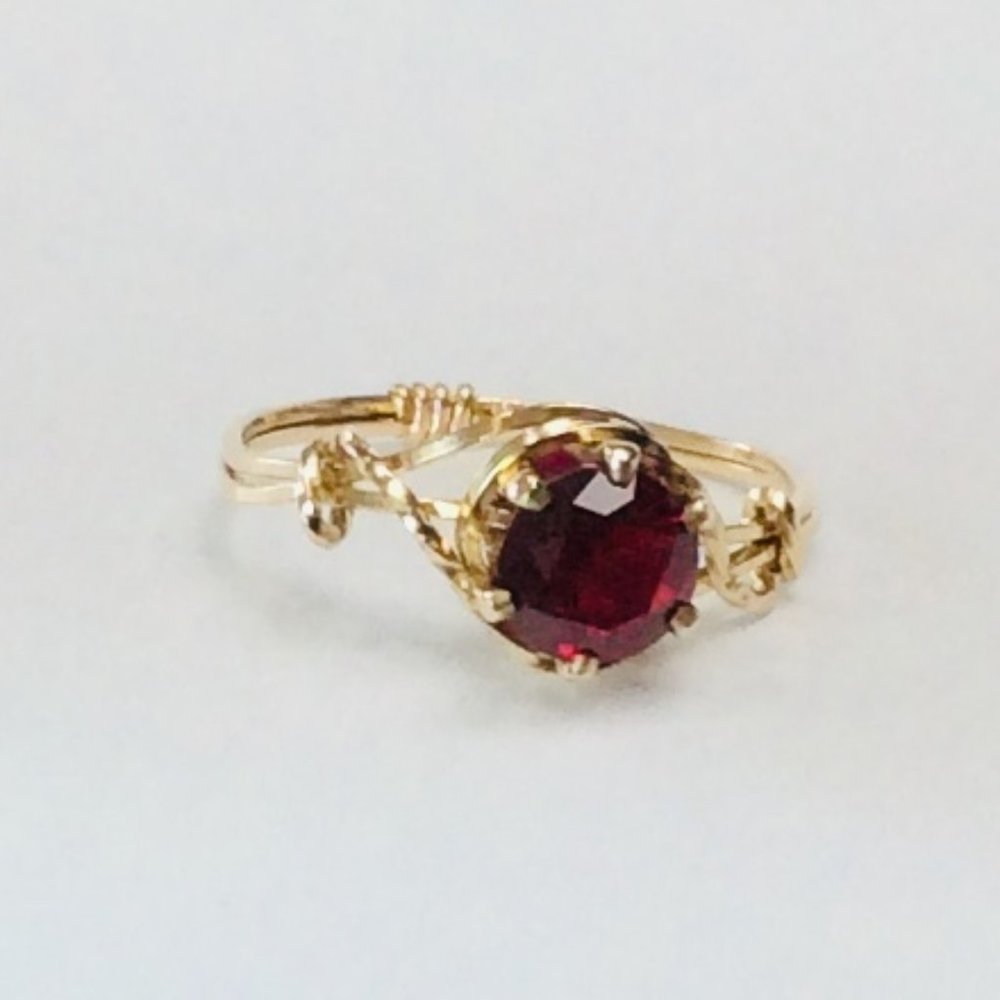 Garnet Ring - image 1